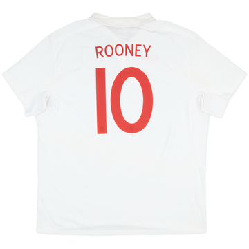 2009-10 England Home Shirt Rooney #10 - 8/10 - (3XL)
