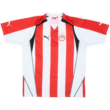 2005-06 Olympiakos Camiseta Local - 6/10 - (XL)