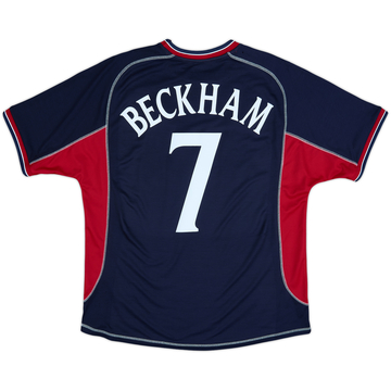 2000-01 Manchester United Third Shirt Beckham #7 - 5/10 - (XL)