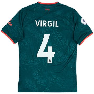 2022-23 Liverpool Third Shirt Virgil #4 - 9/10 - (S)