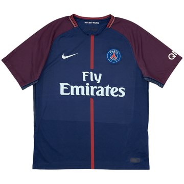 2017-18 Paris Saint-Germain Home Shirt - 7/10 - (L)