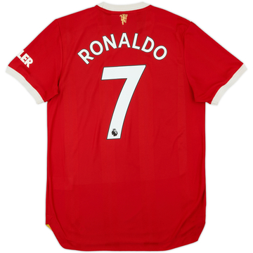 2021-22 Manchester United Authentic Home Shirt Ronaldo #7 - 7/10 - (M)