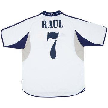2000-01 Real Madrid Home Shirt Raul #7 - 6/10 - (L)
