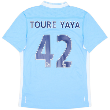 2011-12 Manchester City Home Shirt Toure Yaya #42 - 8/10 - (M)