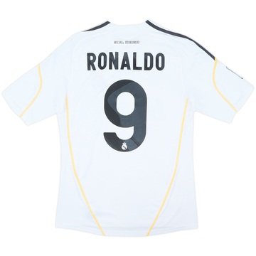 2009-10 Real Madrid Home Shirt Ronaldo #9 - 6/10 - (S)