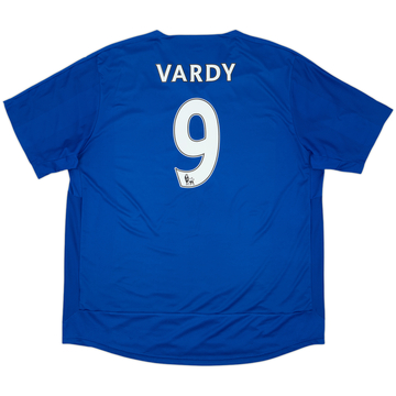 2015-16 Leicester Home Shirt Vardy #9 - 8/10 - (3XL)