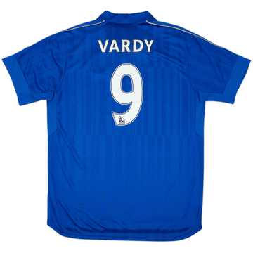 2016-17 Leicester Home Shirt Vardy #9 - 8/10 - (XL)