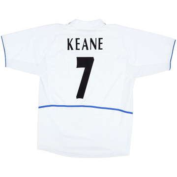 2002-03 Leeds United Home Shirt Keane #7 - 8/10 - (L)