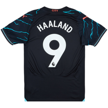 2023-24 Manchester City Third Shirt Haaland #9 - 10/10 - (S)