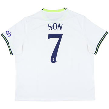 2022-23 Tottenham Home Shirt Son #7 - 8/10 - (3XL)