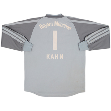 2001-02 Bayern Munich GK Shirt Kahn #1 - 8/10 - (Y)