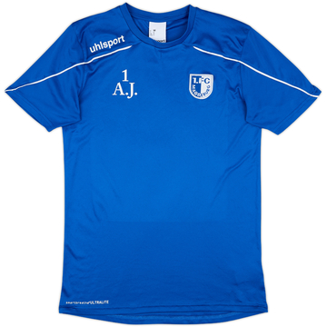 2017-18 Magdeburg Uhlsport Player Issue Training Shirt A.J #1 - 8/10 - (M)
