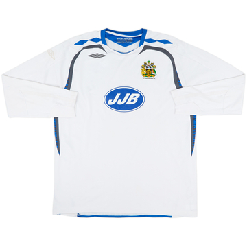 2007-08 Wigan Away L/S Shirt - 7/10 - (XXL)