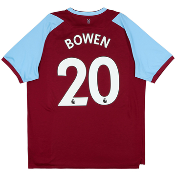 2020-21 West Ham Home Shirt Bowen #20 - 9/10 - (XL)