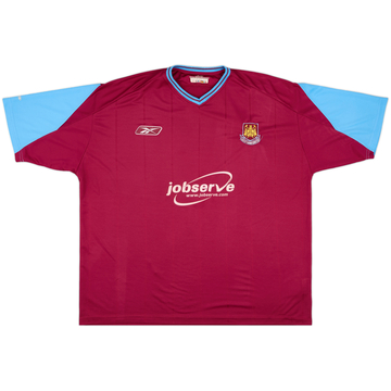 2003-05 West Ham Home Shirt - 8/10 - (XXL)
