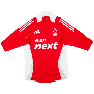 2024-25 Nottingham Forest adidas 1/4 Zip Training Top - 8/10 - (S)