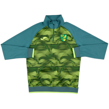 2020-21 Norwich City Joma 1/4 Zip Training Top - 8/10 - (S)