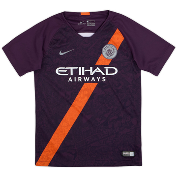 2018-19 Manchester City Third Shirt - 8/10 - (M.Boys)