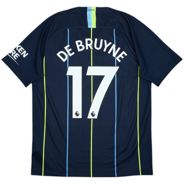 2018-19 Manchester City Away Shirt De Bruyne #17 - 10/10 - (M)