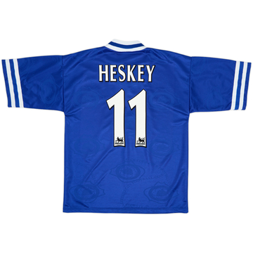 1996-98 Leicester Home Shirt Heskey #11 - 10/10 - (M)