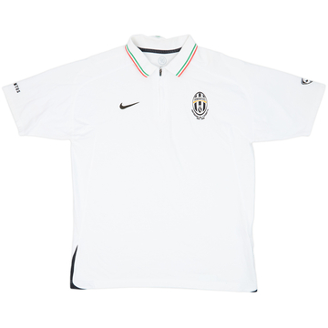 2005-06 Juventus Nike 1/4 Zip Polo Shirt - 7/10 - (XL)