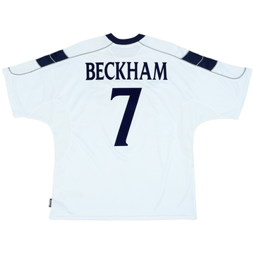 1999-00 Manchester United Third Shirt Beckham #7 - 8/10 - (XXL)