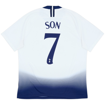 2018-19 Tottenham Authentic Home Shirt Son #7 - 6/10 - (XL)