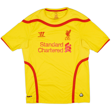 2014-15 Liverpool Away Shirt Gerrard #8 - 6/10 - (XL.Boys)