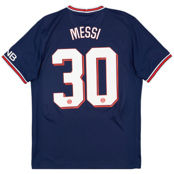 2021-22 Paris Saint-Germain Home Shirt Messi #30 - 9/10 - (M)