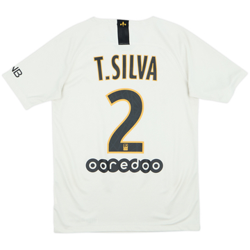 2018-19 Paris Saint-Germain Away Shirt T.Silva #2 - 9/10 - (XL.Boys)