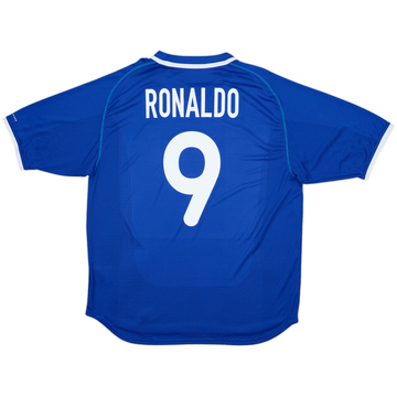 2000-02 Brazil Away Shirt Ronaldo #9 - 8/10 - (L)