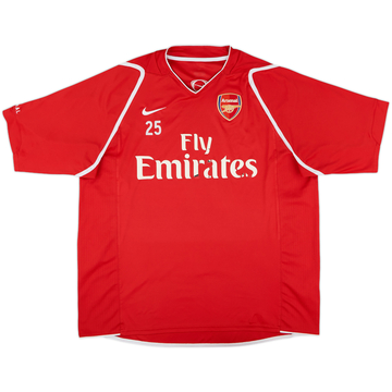2006-07 Arsenal Player Issue Nike Training Shirt #25 (Adebayor) - 5/10 - (XL)