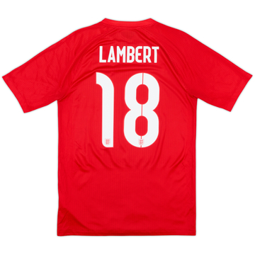 2014-15 England Away Shirt Lambert #18 - 9/10 - (S)