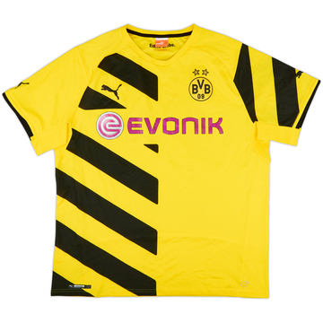 2014-15 Borussia Dortmund Home Shirt - 8/10 - (XL)