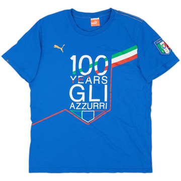 2010 Italy Puma Centenary Cotton Tee - 7/10 - (M)