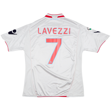 2009-10 Napoli Away Shirt Lavezzi #7 - 8/10 - (L)