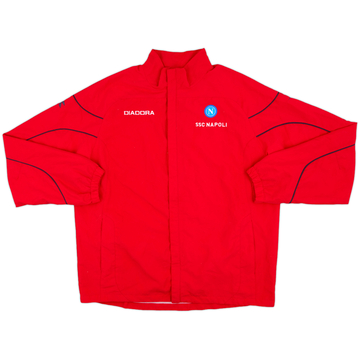 2007-08 Napoli Diadora Track Jacket - 9/10 - (XL)