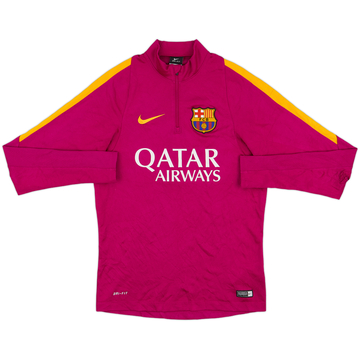2016-17 Barcelona Nike 1/4 Zip Drill Top - 4/10 - (S)