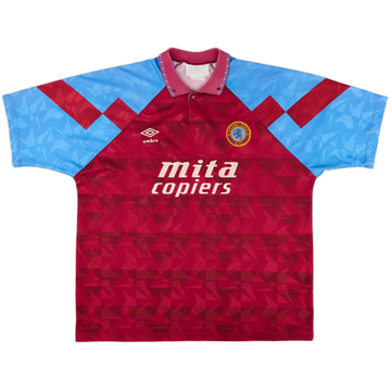 1990-92 Aston Villa Home Shirt - 5/10 - (L)