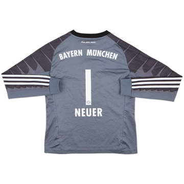 2014-15 Bayern Munich GK Shirt Neuer #1 - 6/10 - (M.Boys)