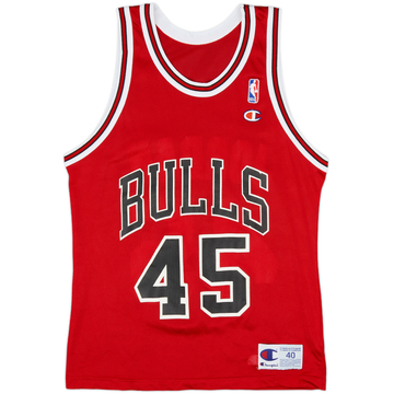 1995 Chicago Bulls Jordan #45 Champion Away Jersey - 6/10 - (M)