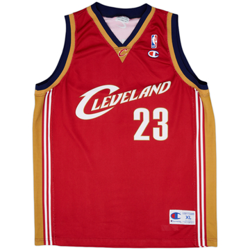 2003-10 Cleveland Cavaliers James #23 Champion Away Jersey - 9/10 - (XL)