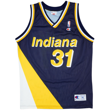 1991-97 Indiana Pacers Miller #31 Champion Away Jersey - 9/10 - (XL)