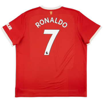 2021-22 Manchester United Home Shirt Ronaldo #7 - 6/10 - (XXL)