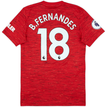 2020-21 Manchester United Home Shirt B.Fernandes #18 - 7/10 - (S)