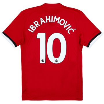 2017-18 Manchester United Home Shirt Ibrahimovic #10 - 6/10 - (S)
