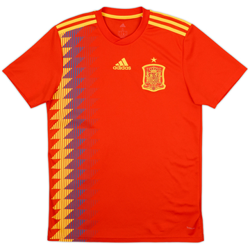 2018-19 Spain Home Shirt - 9/10 - (S)