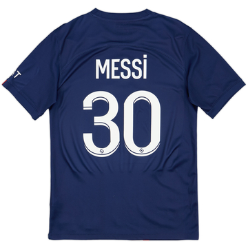 2022-23 Paris Saint-Germain Home Shirt Messi #30 - 9/10 - (S)