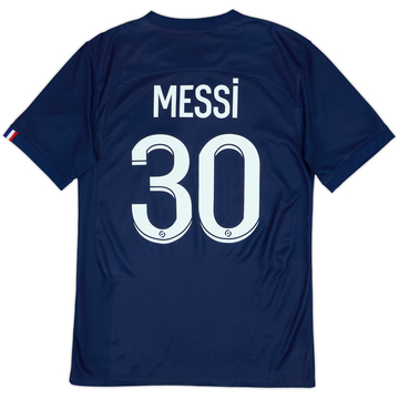 2022-23 Paris Saint-Germain Home Shirt Messi #30 - 6/10 - (S)