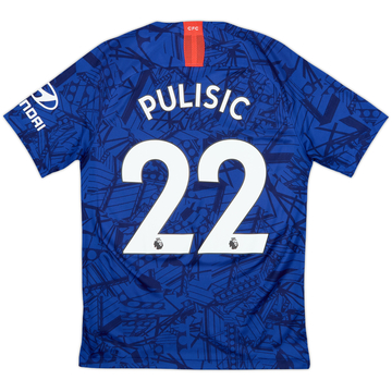 2019-20 Chelsea Home Shirt Pulisic #22 - 8/10 - (S)